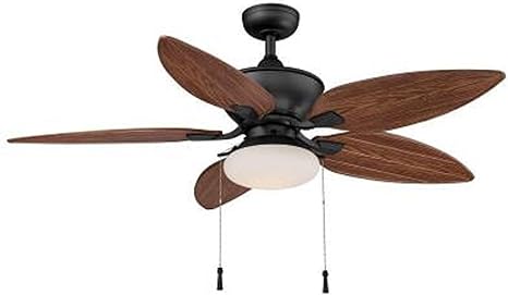 Hampton Bay Edgewater Ii 52 In Indoor Outdoor Natural Iron