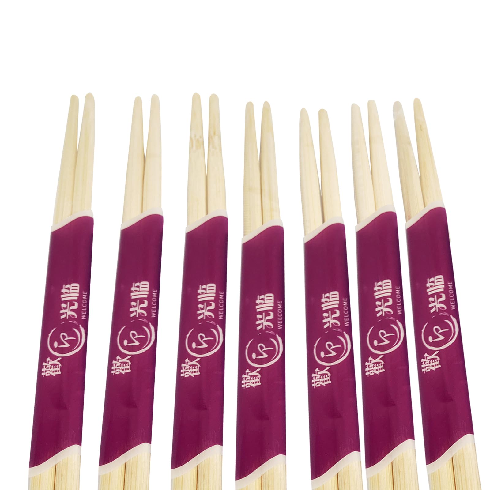 Kansai Convenience | 100 Pairs Premium Disposable Bamboo Chopsticks | Individually Wrapped