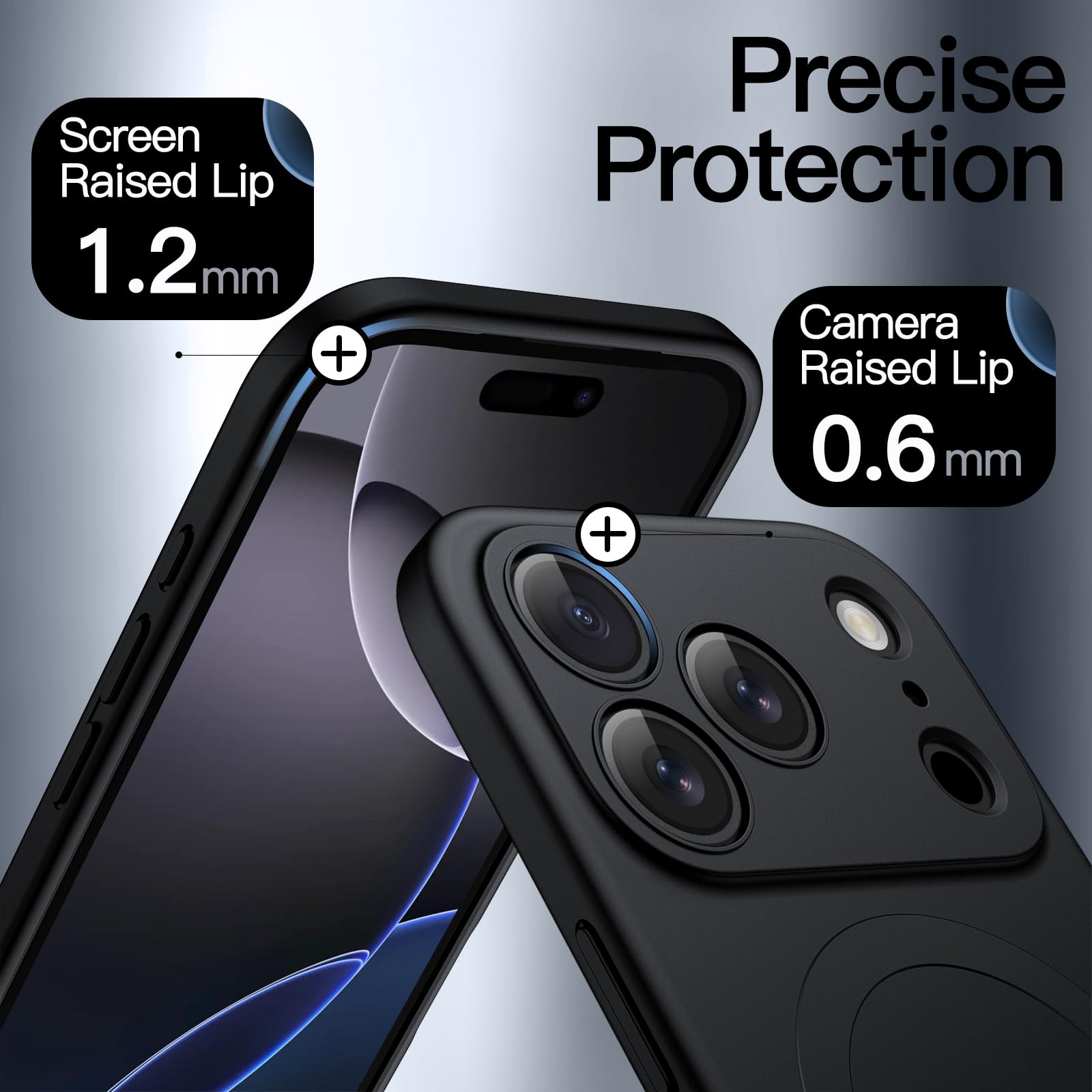 JETech Magnetic Slim Case for iPhone 17 Pro Max 6.9-Inch Compatible with MagSafe