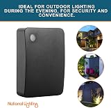 National Lighting IP44 Dusk To Dawn Photocell Sensor Light Switch Outdoor - view 3