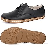 benassal Women Barefoot Dress Shoes Wide Toe Box Shoes Oxfords Shoes