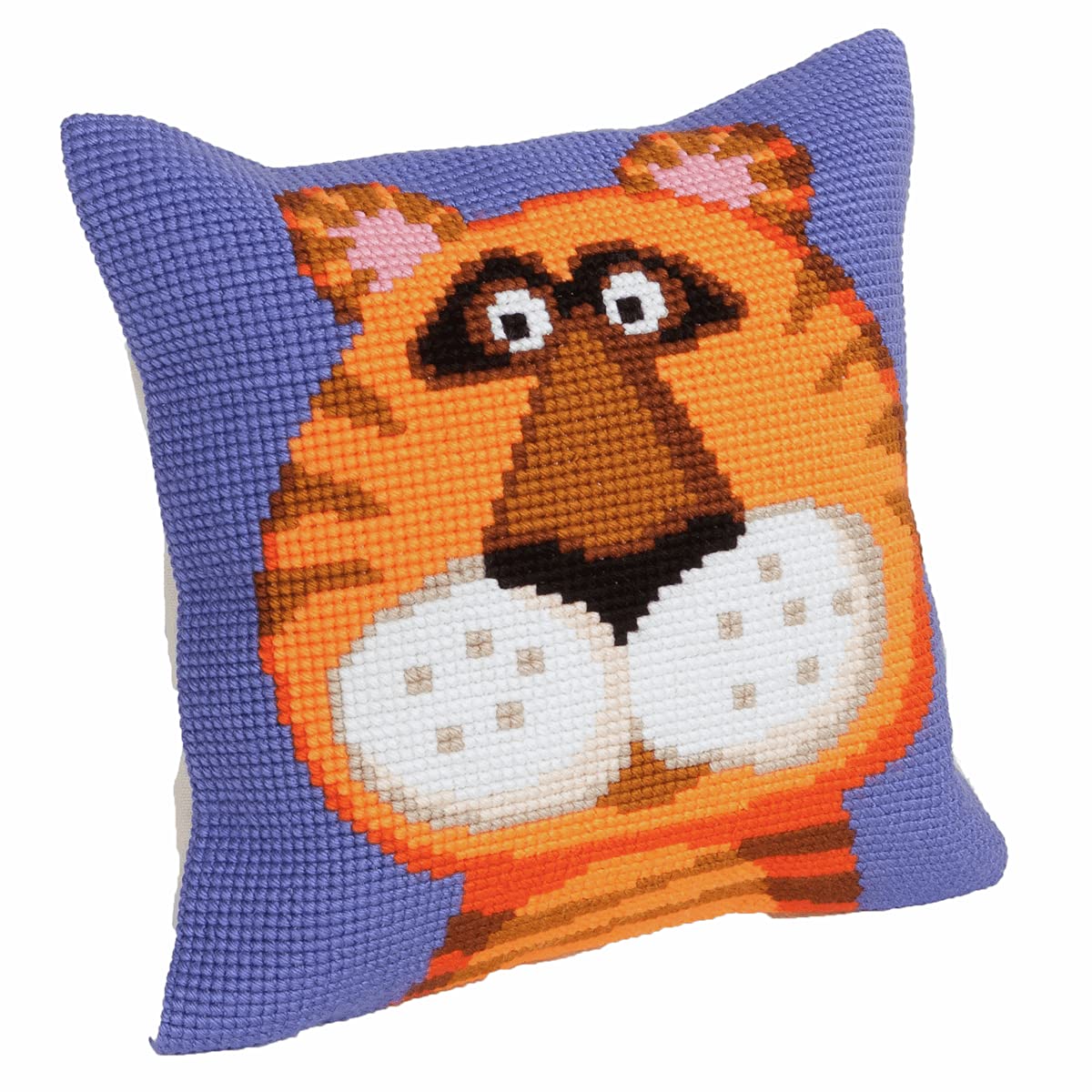 Collection D'Art Cross Stitch Cushion Kit: Terence The Tiger — image 1