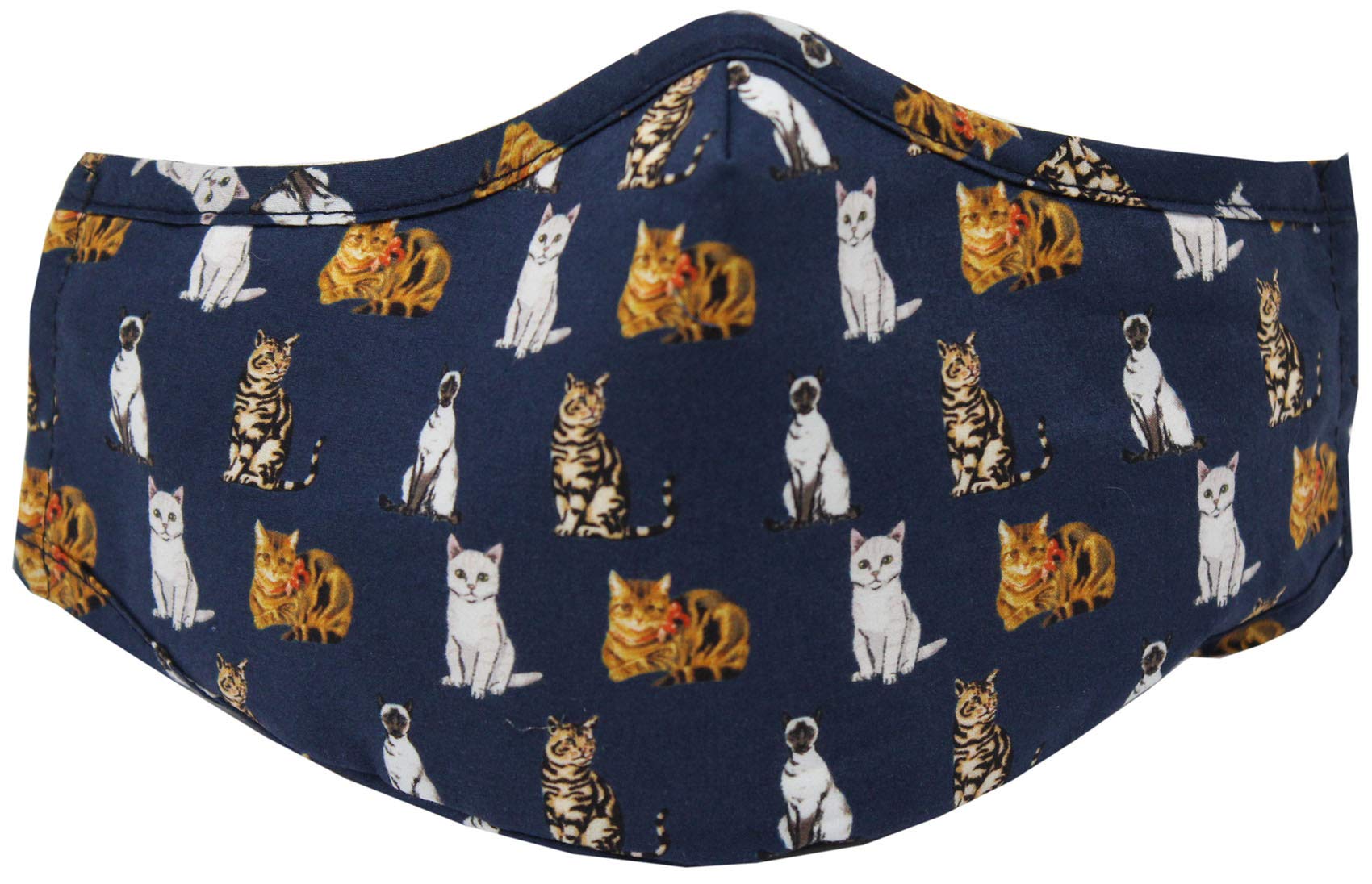 Soprano Variety of Cats 100% Cotton Washable And Reusable Face Mask