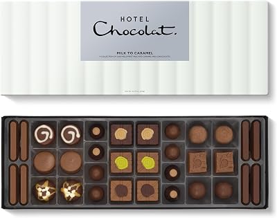 Hotel Chocolat Milk to Caramel Sleekster 34-Piece Box 340g Gift