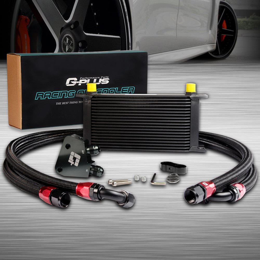 GPLUS 19 Row GM Aluminum Engine Transmission Oil Cooler Kit