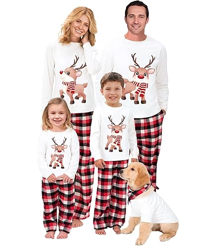 Pyjama Noel,Pyjama Homme,Reindeer Arbre De Noël 26 Lettres Pajamas De