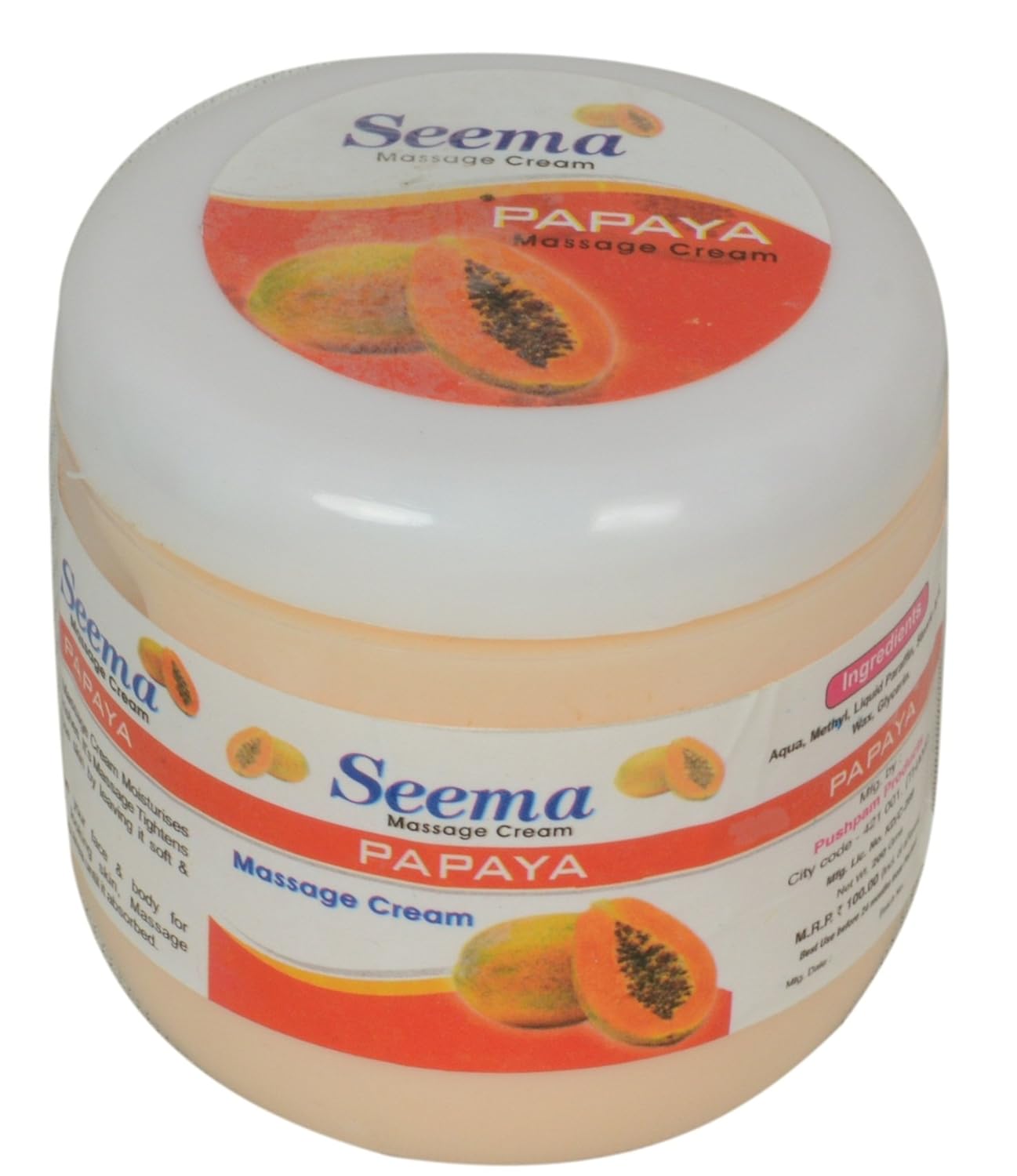 papaya facial massage cream
