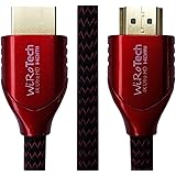 WiRoTech HDMI Cable 4K Ultra HD with Braided Cable, HDMI 2.0 18Gbps, Supports 4K 60Hz, Chroma 4 4 4, Dolby Vision, HDR10, ARC