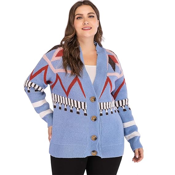 ladies plus size knitwear