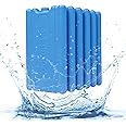 WORLD-BIO Blue 6 Pack Reusable Freezer Meal Holder with Leakproof Insulation