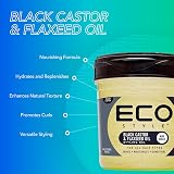 Eco Style Black Castor And Flax Seed Oil Hair Gel 473 ml Eco Styler view 2