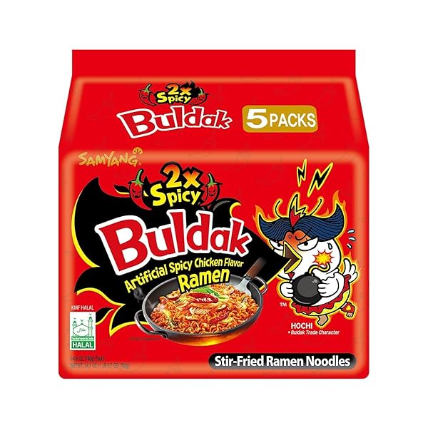 BULDAK™, STIR-FRIED RAMEN, SPICY CHICKEN, 2X SPICY, 5...