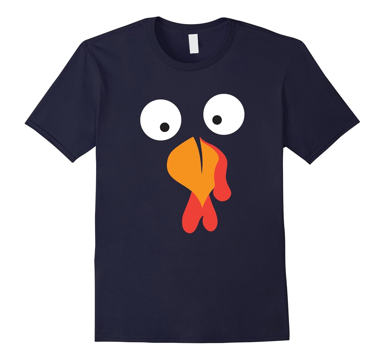 Turkey Face Thanksgiving T Shirt Halloween Costume Tshirt-ANZ