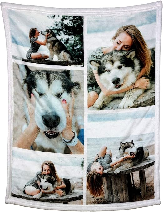 personalized dog throw blankets