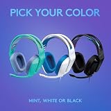 Logitech G335 Wired Gaming Headset Black 3.5mm Mic Flip to Mute Memory Foam view 7