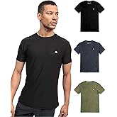 INTO THE AM Workout Shirts for Men - Ultra-Lightweight Short Sleeve Tees Athletic Gym Running S - 4XL