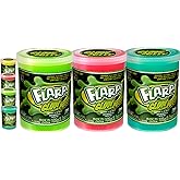 JA-RU Flarp Putty Glow in The Dark Scented Noise Putty (3 Units) Squishy Shine Neon Colors, Noise Putty Slime, Autism Stress Toy, Party Favors for Kids Boys & Girls. Plus 1 Bouncy Ball 341-3p