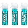 Boost Oxygen Pocket Size Breathe Menthol-Eucalyptus Aroma 3L Canister | Respiratory Support for Altitude, Performance & Health (3 Pack)