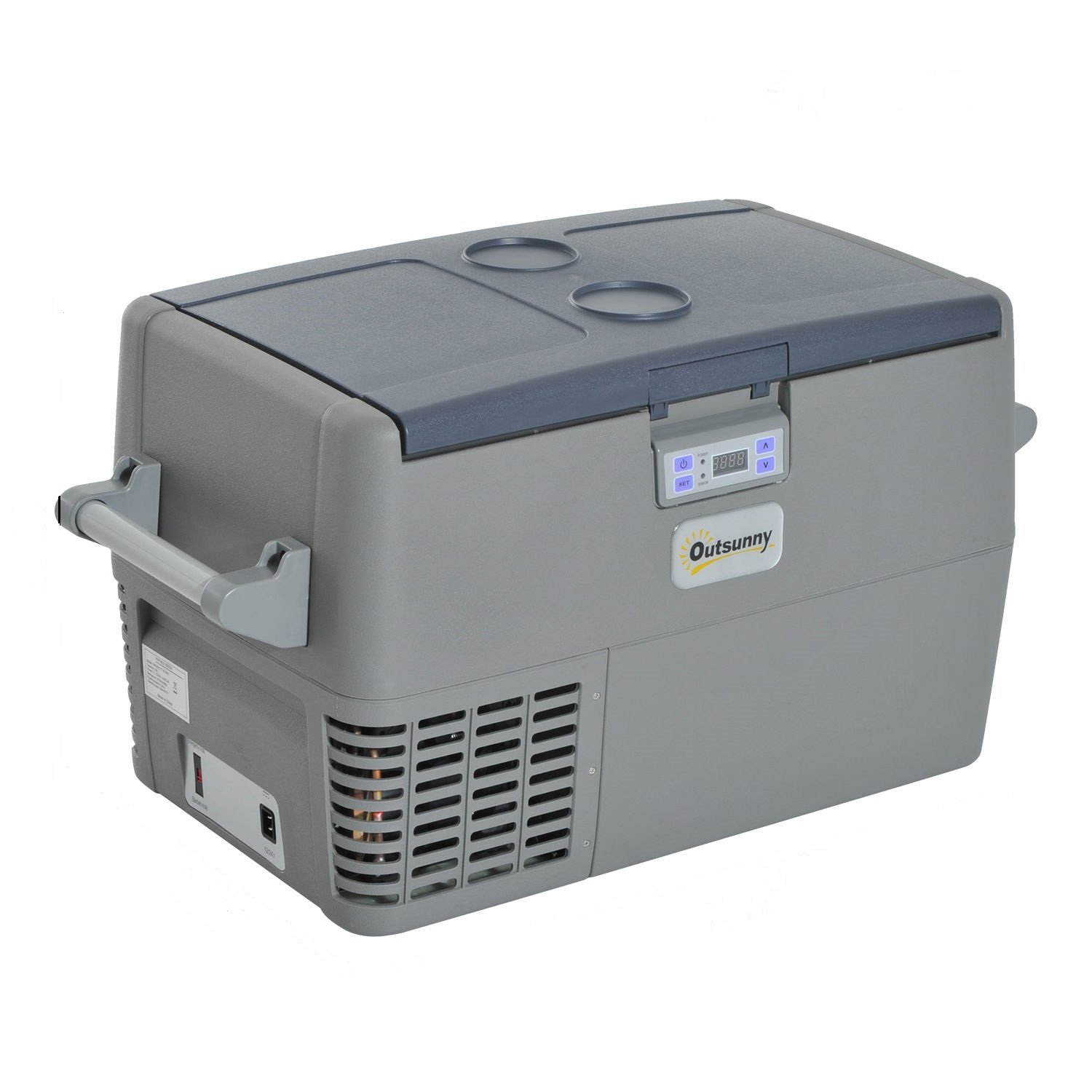 Outsunny Portable Electric Cooler Refrigerator/Icebox Freezer 35 Quart Pricepulse