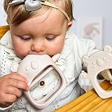 Infatot Teething Mittens 2-Pack Koda Koala Baby Teether Cream view 2