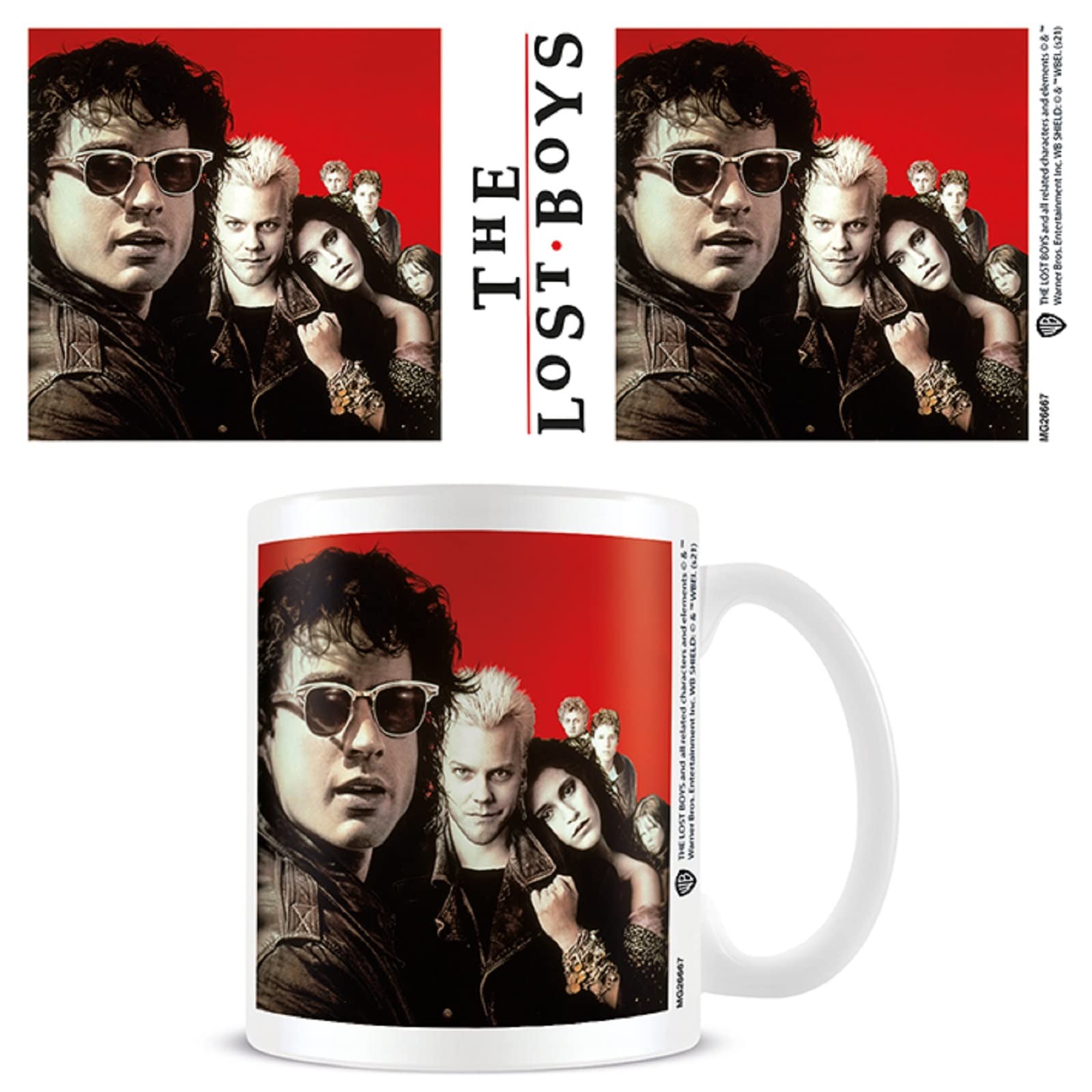 Pyramid International The Lost Boys Mug in Presentation Gift Box (Movie Poster Design) 11oz Ceramic Mug - Official Merchandise, White