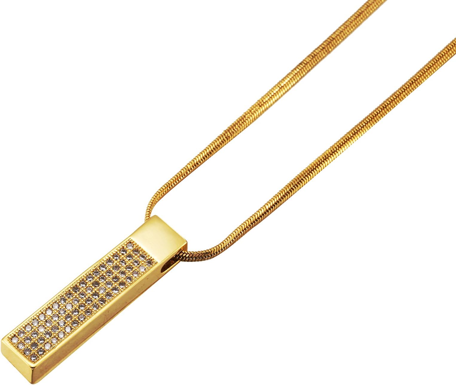 Unisex Bling Pendant Superman Logo Gold Plated Chain Necklace