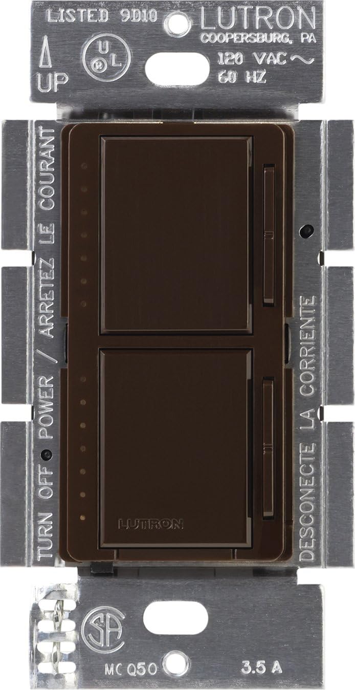Lutron Maestro Dual Dimmer Switch for Incandescent and Halogen Bulbs