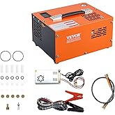 VEVOR PCP Air Compressor 12V DC, PCP Compressor 4500 Psi, Paintball 30MPa Portable PCP Air Compressor, Rifle Pump 110V AC, High Pressure Pump Scuba Tank Compressor Pump, Black