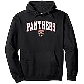 Florida Panthers Arch Over Black Officially Licensed Pullover Hoodie