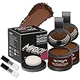 MIFELOY 2 Pack Root Touch Up and Gray Coverage Powder for Hair, Beard, Eyebrow, and Thinning Hairline - Dark Brown