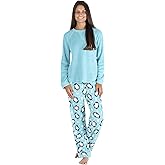 PajamaMania Women's Fleece Long Sleeve Pajama PJ Set