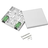 GELRHONR FTTH Fiber Panel Box Enclosure,2 Core