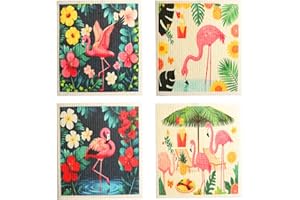 4 Pack Swedish Dish Cloth Swedish Dish Cloths Absorbent Swedishes Dishcloths Reusable Paper Towels Quick Drying Washable Dish