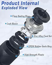 MSAEIQUN 20 Pcs 12mm od Push to Connect Fittings