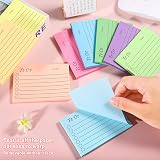 Hemiks 9 Pack To Do List Sticky Notes 450 Sheets 10x7cm Colorful Linered view 4