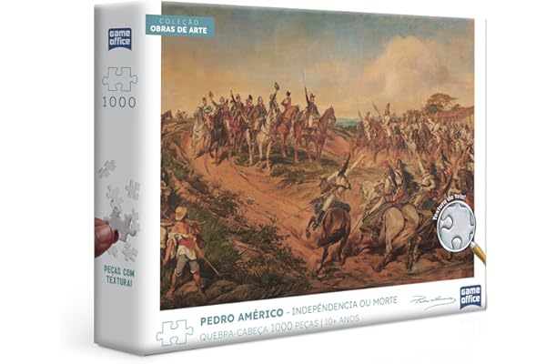 Toyster - Independência ou Morte Quebra-Cabeça 1000 Peças - Coleção Obras de Arte - Game Office