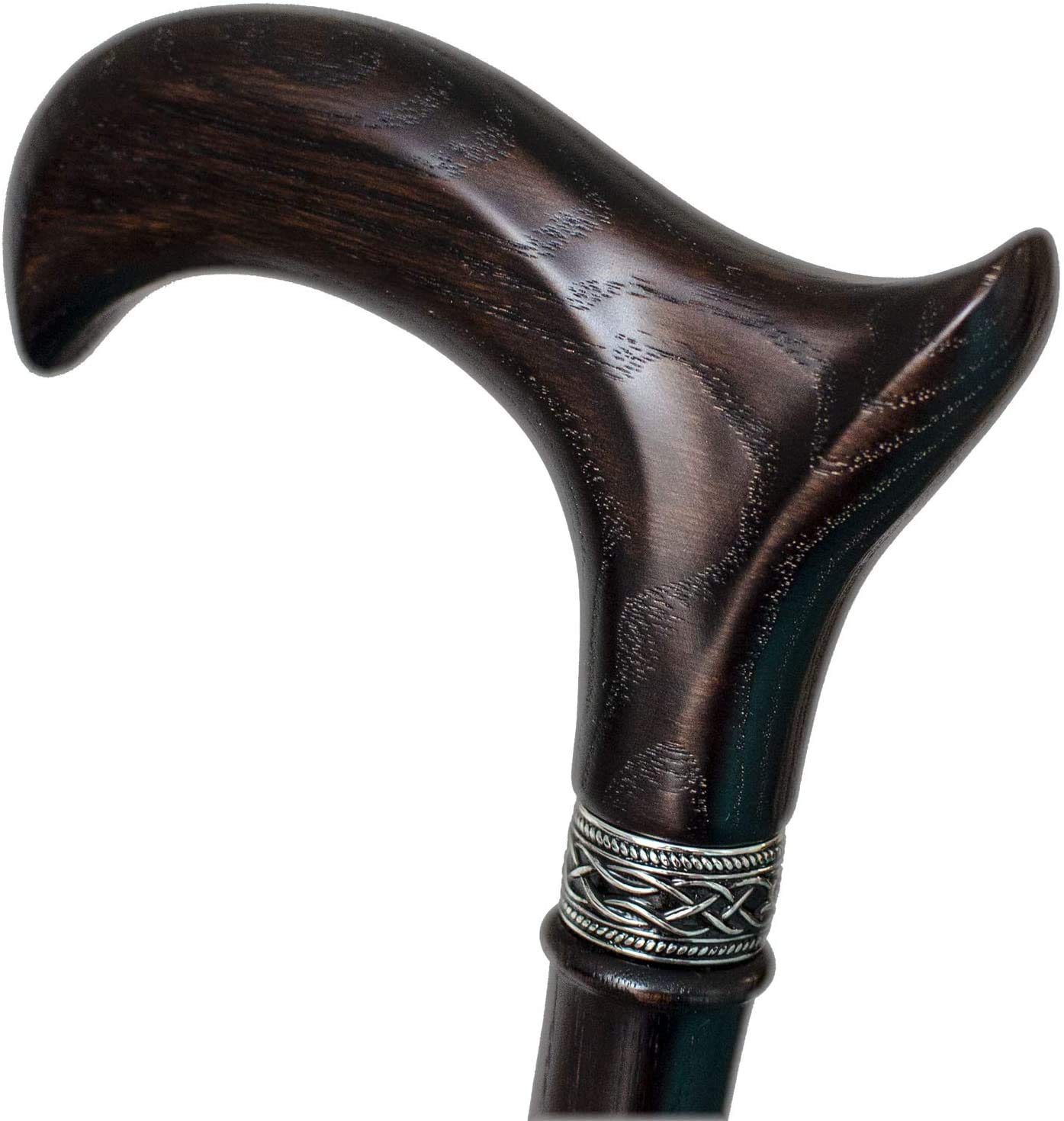 handmade wooden walking cane for men and women fashionable - men's derby oak wood cane walking stick