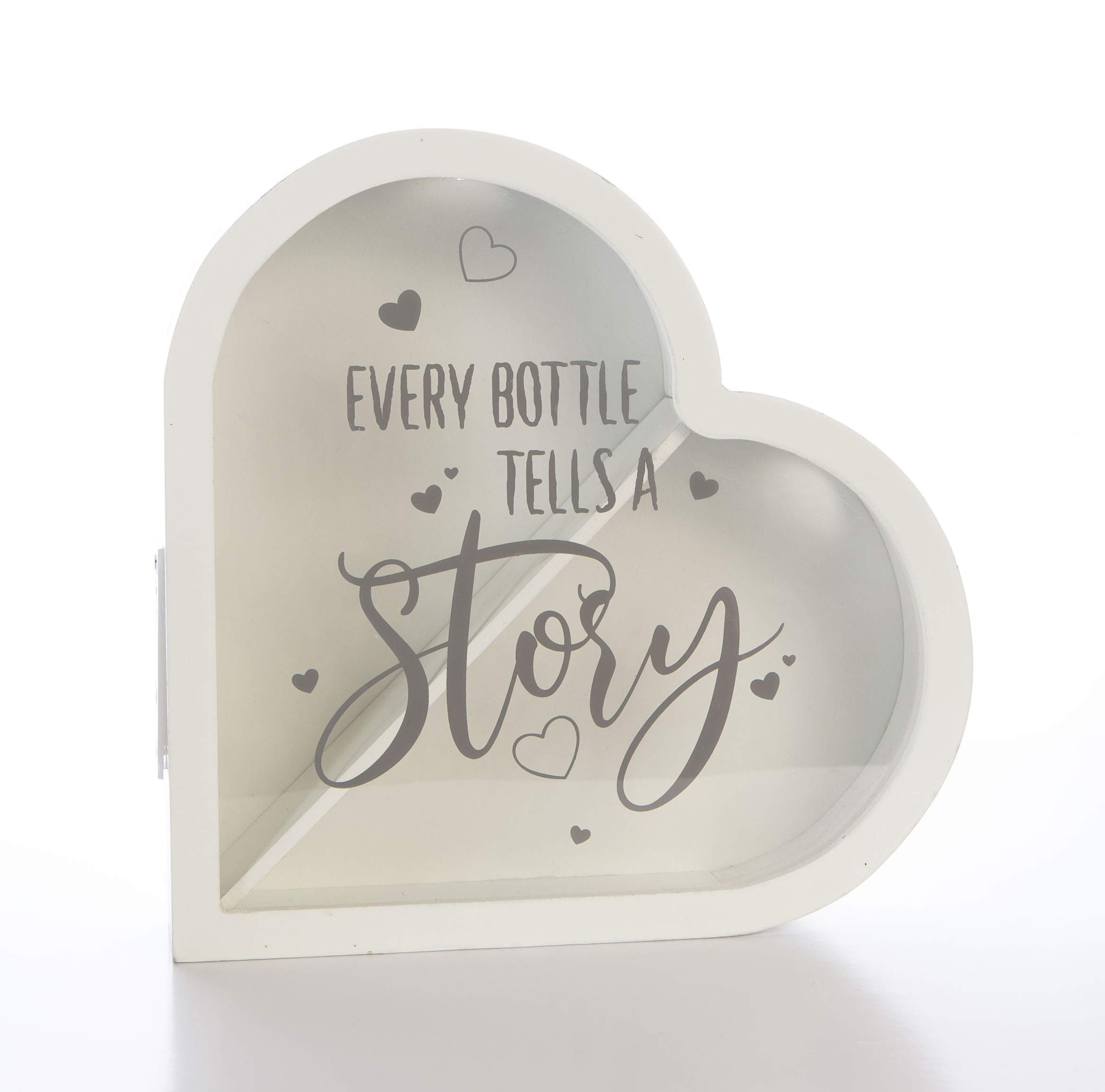 Boxer Gifts Every Bottle Tells a Story Light Up Cork and Bottle Top Collector Box | Beautiful Home Kitchen & Bar Décor | Great Wedding Table Topper Decoration Gift