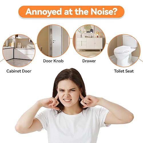 Felt Cabinet Door Bumpers-Small Felt Pads for Cabinet Doors, 3/8