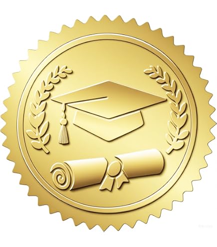 Graduation Stickers 2025 PaperDirect Embossed Class Of 2025 Gold Foil ...