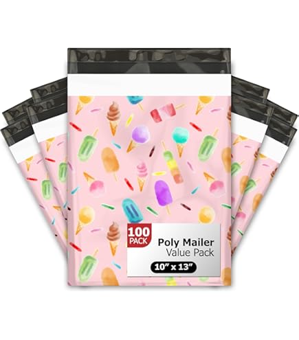 6x9 Mailers 100 Paisley Poly Mailers 6x9 Inches - Waterproof Shipping Envelopes For Boutique Businesses 6x9 Shipping Bags