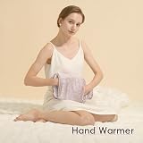 Samply Hot Water Bottle 2L with Hand Pocket Cover Purple view 3
