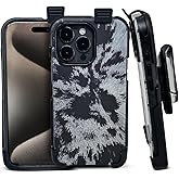 Balastec for iPhone 15 ProMax,14, 13 ProMax or 15 Plus, Unbreakable Balastec Resin Belt Clip Fits with a Commuter, Symmetry or Other Medium Sized Case, Case not Included