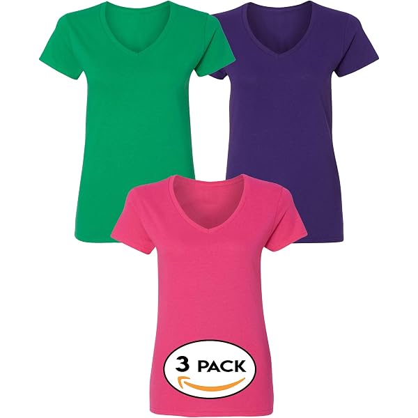 Gildan Women's Seamless Double Needle T-Shirt - 100% Cotton Preshrunk, X-Large, Purple