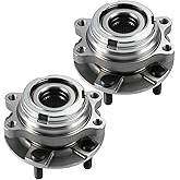 2pcs 512460 Front/Rear Wheel Hub and Bearing Assembly Compatible withFord Explorer 2011-2019, Fit for Ford Police Interceptor Utility 2013-2018, 5 Lugs Non-ABS