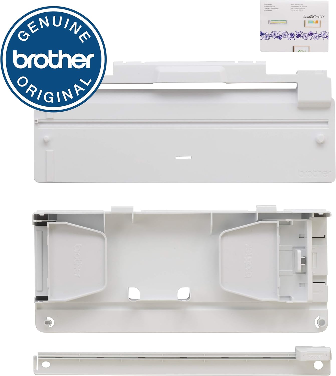Brother ScanNCut DX Vinyl Roll Feeder CADXRF1, Mat-less Cutting for Wall Decals and Large Stickers, Includes Base Attachment, Holder and Trimmer: Arts, Crafts & Sewing