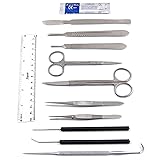 DEXSUR Stainless Steel Dissection Kit for Biology