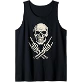 Rock &amp; Rock Music, Rock On &amp; Rock Hand | Rocker, Skull Tank Top