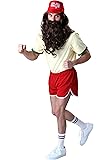 Forrest Gump Running Costume Set with Wig/Beard
