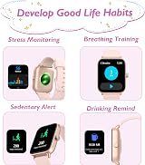 KALINCO Kids Smartwatch 1.8" Waterproof Swimming Fitness Tracker 100 Sports view 6